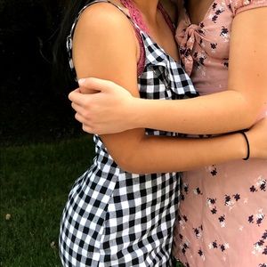 Lulu’s Black and White Dress